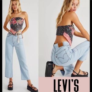 Levi's Premium Ribcage Straight Ankle Jeans 27